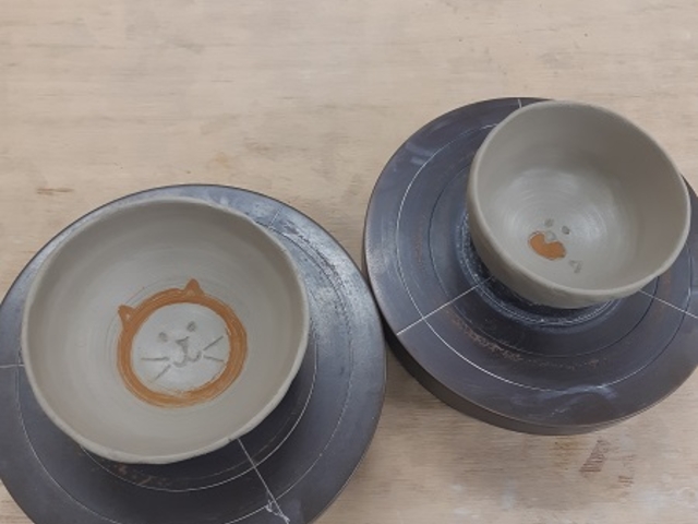 楽しく作ることができました!_ゆう工房 名古屋栄教室 ☆陶芸・銀アクセ・ガラス工芸