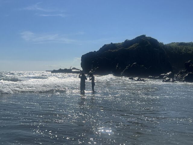 �C�̉Ƃ߂��̖ڂ̑O�̊C�ɂ�_�C�̉Ɓ@�߂�