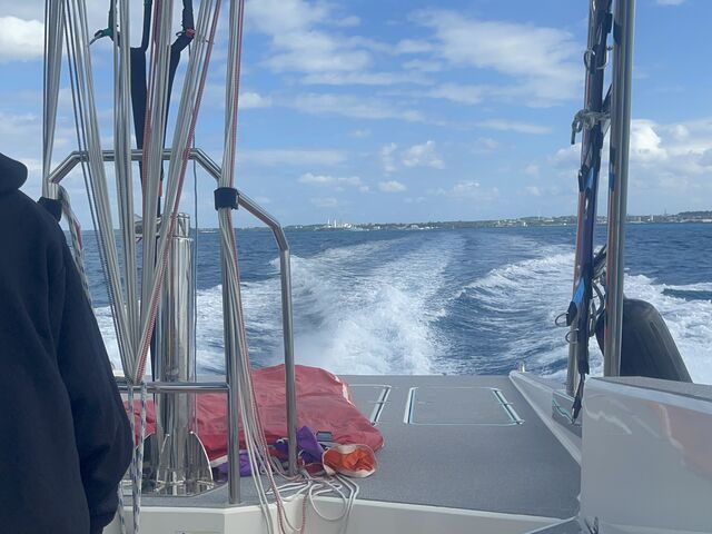 �p���V���[�g���J���O�̑D�̗l�q_�{�Ó��p���Z�[�����O all good marine 385