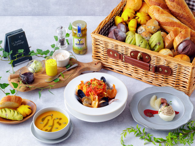�y��������z�z�e�������p���ƁA�������߂����~�̃����`�uBread & Table�v_ANA�N���E���v���U��΁@HASKAP The Garden
