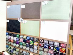 畳の材料の一覧も展示しております_たたみの関川　水戸店