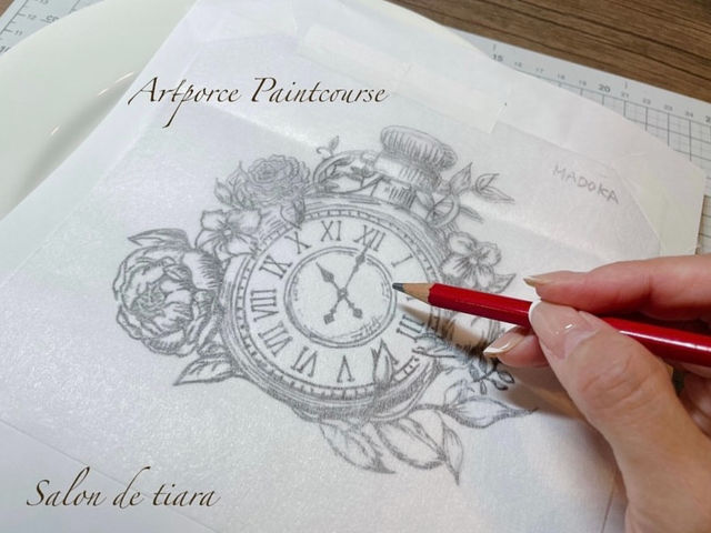 �y�C���g�R�[�X�̃��b�X�������ɂ��D���ȊG��`���܂�_Salon de tiara