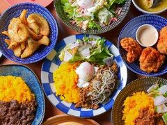 カレーとソフトクリームの写真1