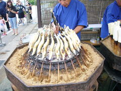 道の駅 白鷹ヤナ公園にて焼き鮎をいただく 道の駅 白鷹ヤナ公園の口コミ じゃらんnet