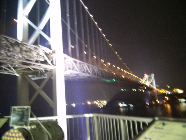 夜も綺麗です☆_関門橋