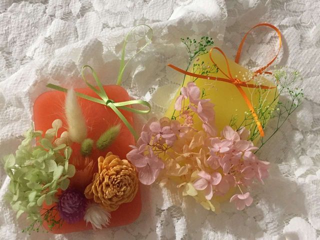 �d�オ��̃A���}�v���[�g�ł��B_Candle School HanaSavon