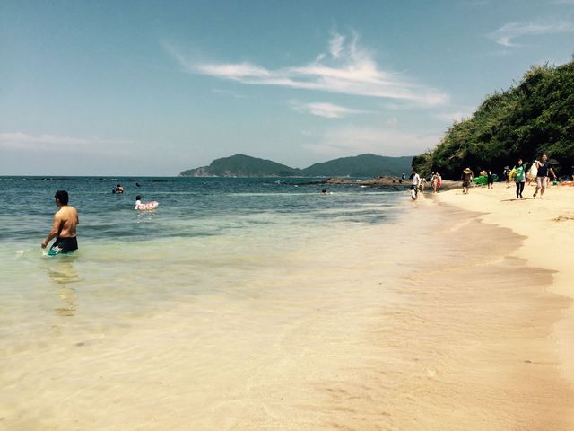 �����r�[�`�B8�����{�ɂ́A�N���Q���ł�̂ŁA�������Y�{����܃I�X�X���B_�΋��C������