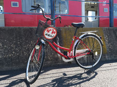 三馬 自転車代理店 看板 オレンジ 三馬 自転車代理店 看板 オレンジ