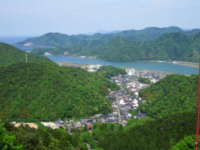 美しい街並み_城崎温泉ロープウェイ