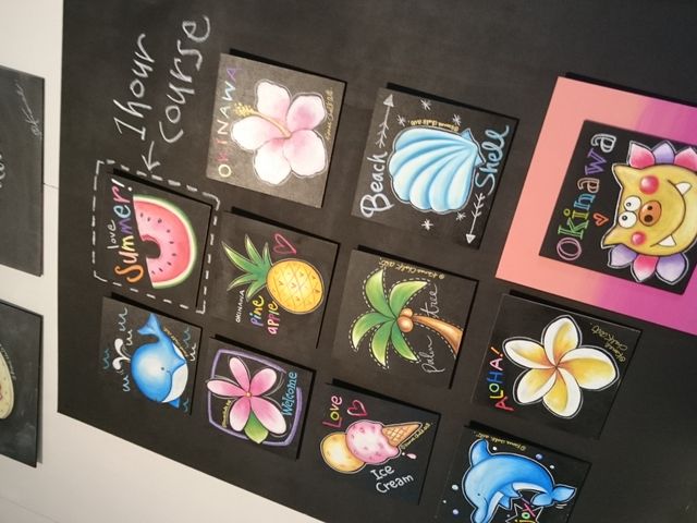 �P���ԃR�[�X��_�`���[�N�A�[�g���X KANAE CHALK ART. ����