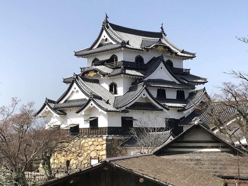日本 で 唯一 天守閣 が 現存 し て いる 山城