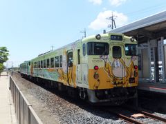 ねずみ男　列車 JR JR キハ40-2000形ねずみ男列車・目玉おやじ列車セット 入線