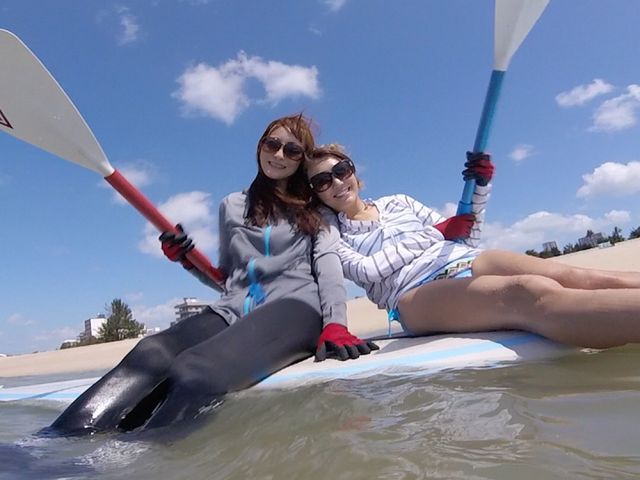 SUP�N���[�W���O�̗l�q_SURF & SUP North Ocean Blue