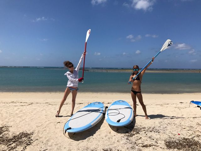 SUP�N���[�W���O�̗l�q_SURF & SUP North Ocean Blue