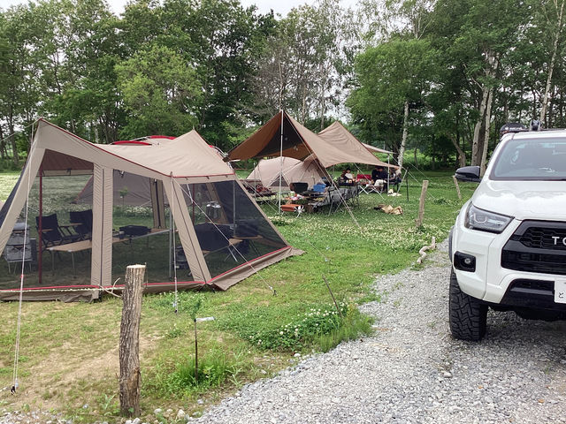 ���ԏꂪ�אڂ��Ă�����12mx10m�̃T�C�g_�D�y�ߍx�L�����v�� �����Ƃ����Տ�