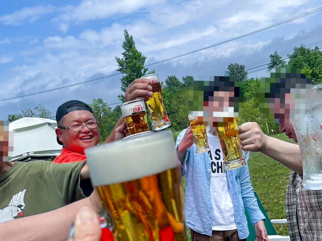 ���܂��Ɍ��܂��Ă�L���L���̐��r�[�������R�̒��ŁI�I_�D�y�ߍx�L�����v�� �����Ƃ����Տ�