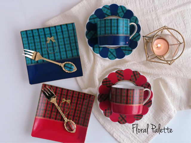 �|�[�Z���[�c�Ő���e�B�[�Z�b�g_Floral Palette