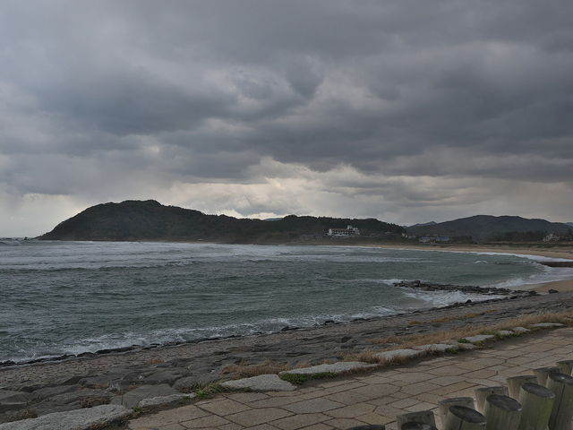 冬の八丁浜_八丁浜・小浜海水浴場