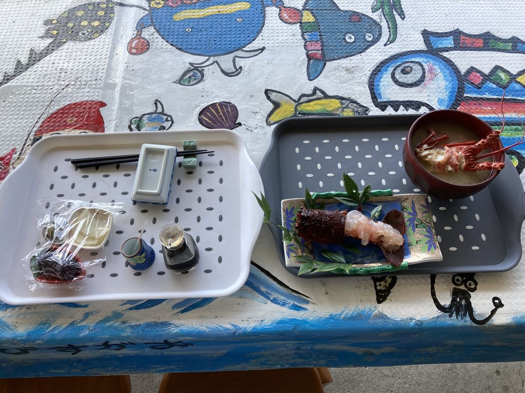 はまぐり貝殻絵付け 虹龍