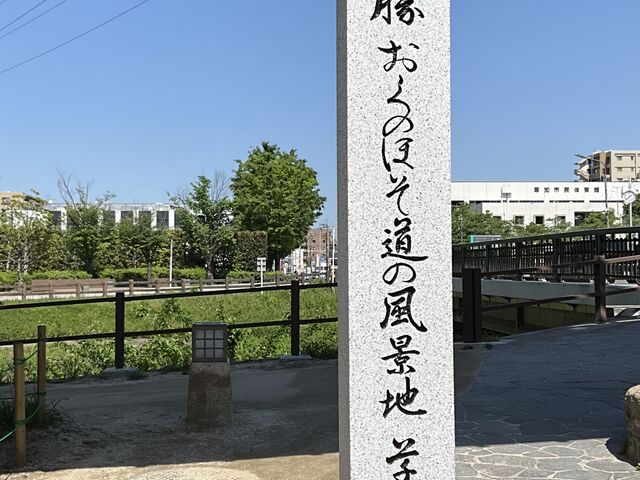 草加松原「松並木」（国指定名勝おくのほそ道の風景地草加松原