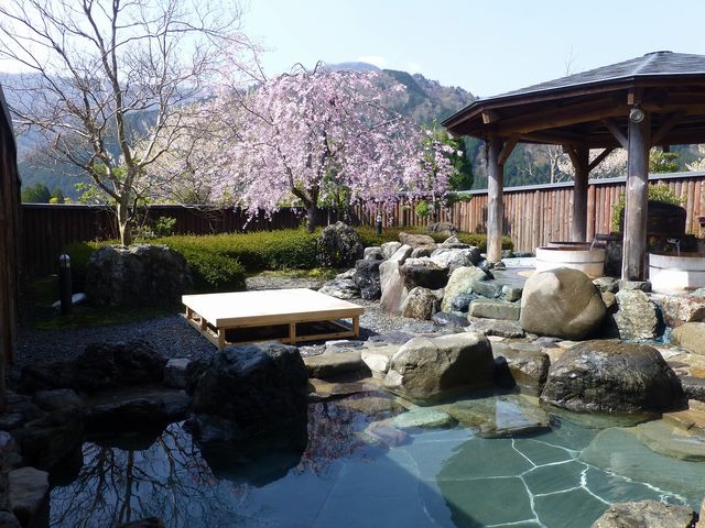 露天風呂(弥次喜多乃湯)_うすずみ温泉 四季彩館