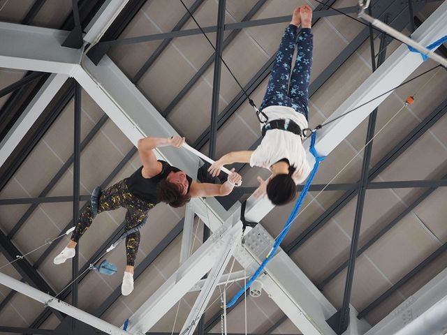 Cutaway�i�L�g�O�����Ԃ�j�L���b�`�B��Z�ł�_Fly'n Fit Trapeze Studio