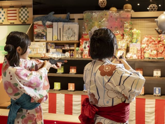 【縁日コーナー】射的_空庭温泉 OSAKA BAY TOWER