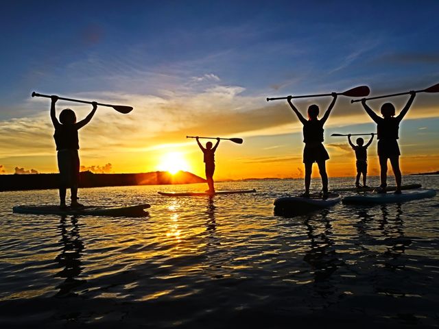 1�g�݂��؂�̃c�A�[�Ȃ̂Ŏq���A��̉Ƒ��ł����S���ėV�ׂ�I_Okinawan sup