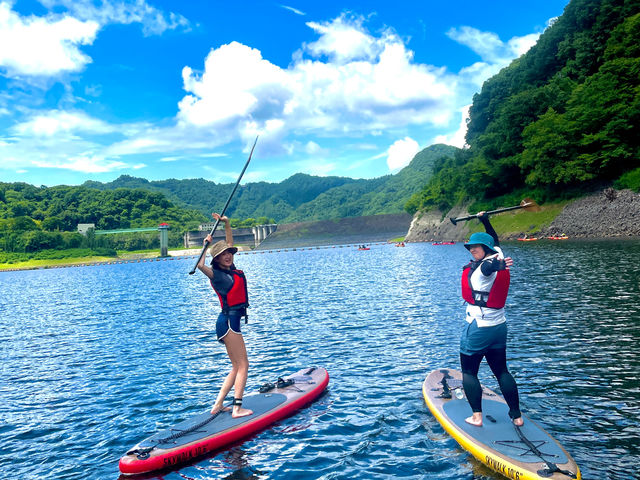 �s�����������R�����ŗB��̃_��SUP���т�����܂�_Kawaguchiko Outdoor Guide
