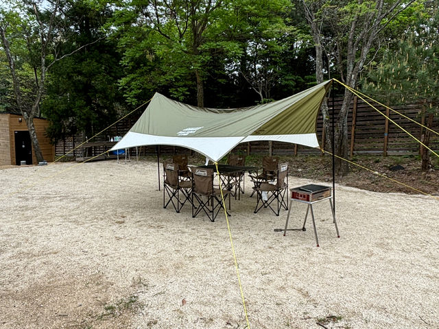 �^�[�v����BBQ���o����I_AOU no MORI