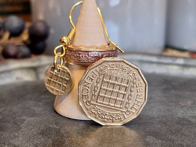 �C�M���X�̃R�C���Ń����O�ƃs�A�X���I_�R�C�������O����̌� Cllepham Coin(�N���b�|���R�C��)