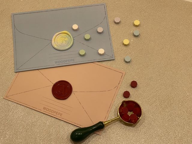 ���킢���V�[�����O�X�^���v�J�[�h�̊����ł���_�V�[�����O�X�^���v Craft Shop WOODPEPE