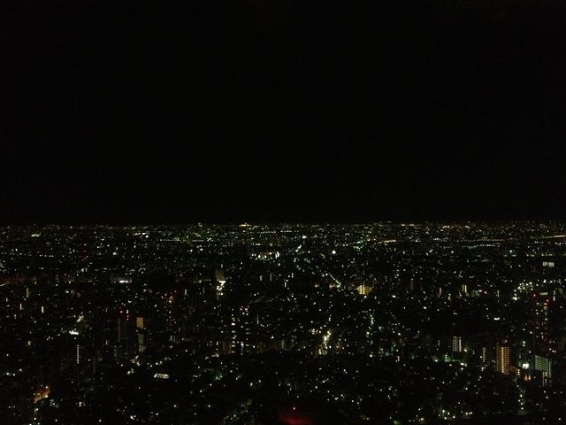 暗いですが夜景もバッチリです!_サンシャイン60展望台 てんぼうパーク