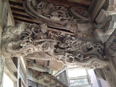 希少逸品 手彫り☆和モダン 素晴らしい彫刻の高級飾り棚☆補償付