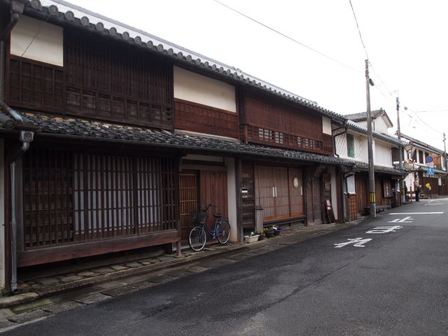 伝統的街並み (美々津)額装済み （美々津伝統的建造物群保存地区