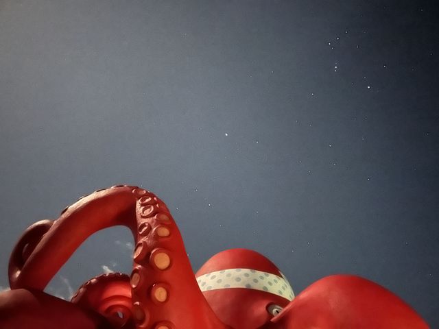 �X�}�z�̃i�C�g���[�h�ŎB�e�B�o�ዾ�ł͓V�̐���B_�{�Ó� ADVENTURE PiPi