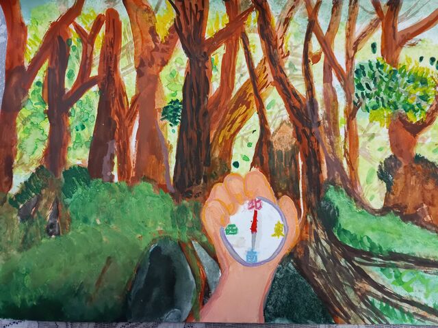 �����̕��ʎ��Ύ����̊G�B�u���C�̓R���p�X�����邮����C���[�W������܂������A���ʂɎg����񂾁I�v_�A�E�g�h�A�̌� in �x�m�R�[ FUJI HAT