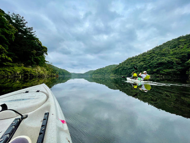 �����̎��A�Ζʂ͋��̂悤�Ɍi�F���ʂ��܂��B_YambaruBlue