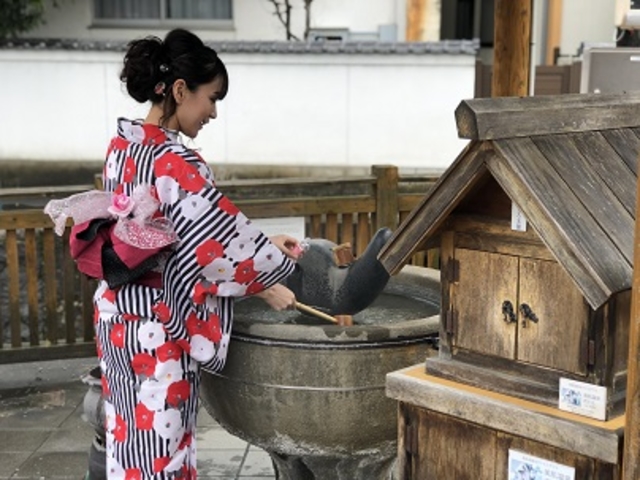 玉造 温泉 トップ 着物 レンタル