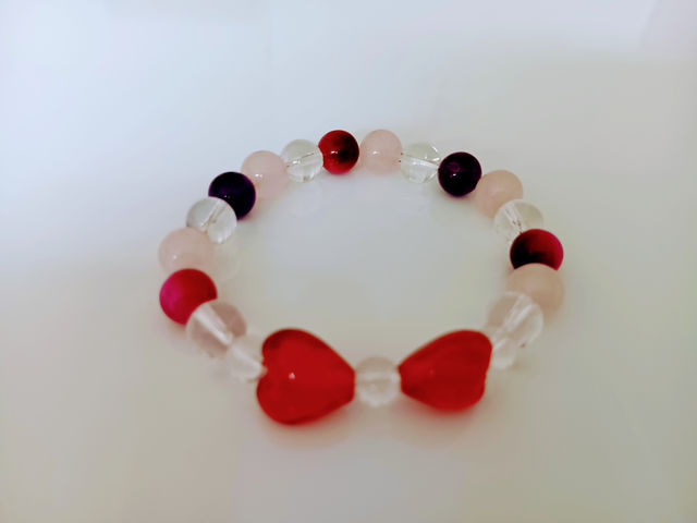 �Ԃ��n�[�g�̃K���X�r�[�Y�Ń��{���ɂ��Ă݂܂����B���[�Y�N�H�[�c�A�s���N�^�C�K�[�A�C�A�A���W�X�g�A�����̑g�ݍ��킹�B���q�̓A�b�v�ŗ����^�㏸�I_�A�g���G �̂񂫁[�Ȃ̕�