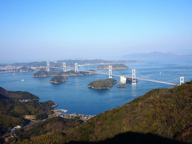 来島海峡大橋の眺望_亀老山展望公園