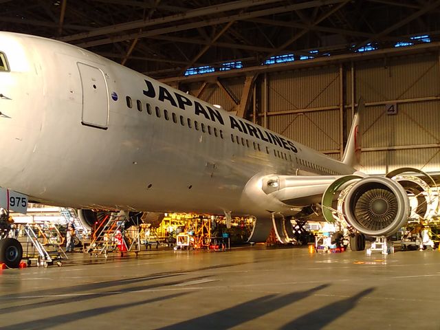 �ԋ߂Ō�����s�@_JAL �H�ꌩ�w Sky Museum