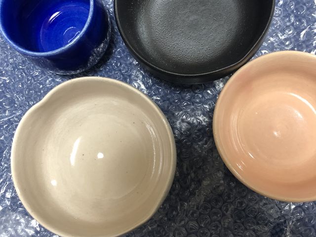 1人2つずつ、作りました!3ヶ月後自宅に届きました!_オンリーワン陶芸教室