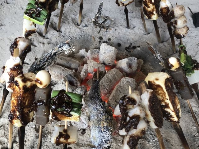 �S�l�O�@�Ă����ʐ^�B
���ׂĂ���������_���X�c�y��