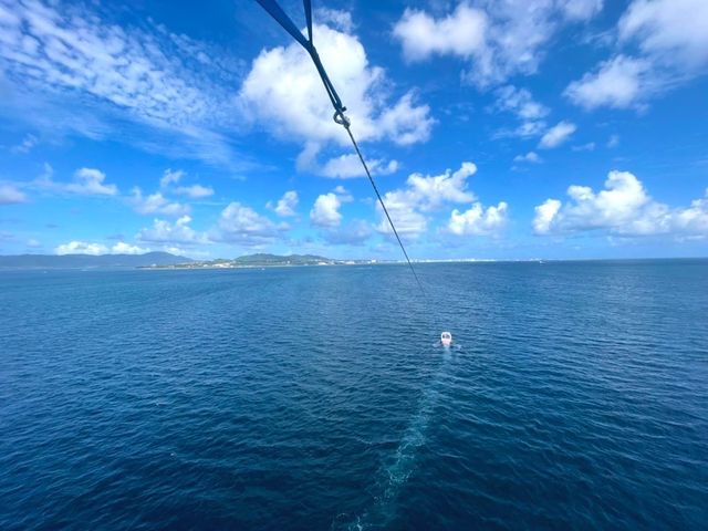 �J�����������ċ󒆎U�����ł��܂��I�������݂͎��ȐӔC�ŏ�(��ɂԂ牺����悤�ɂ��Ƃ��Έ��S�ł�)_Parasailing NOA