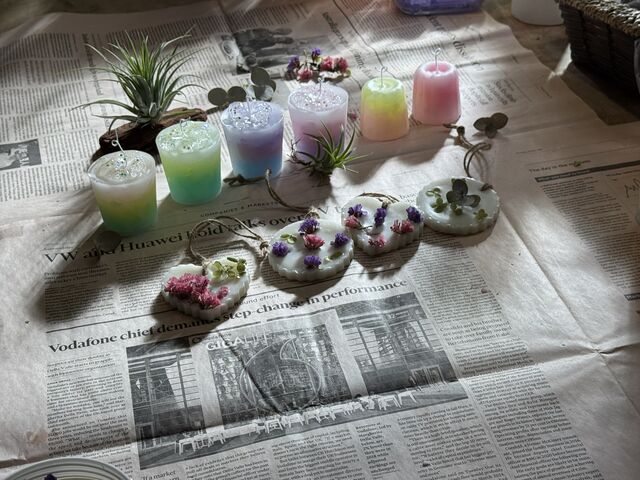 �ƂĂ����ꂢ�ŃJ���t���ȃL�����h�������܂����B_Stainedglass Pastel