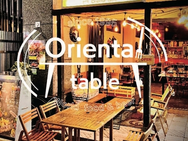 IG^e[u ORIENTAL TABLE VlX̎ʐ^1