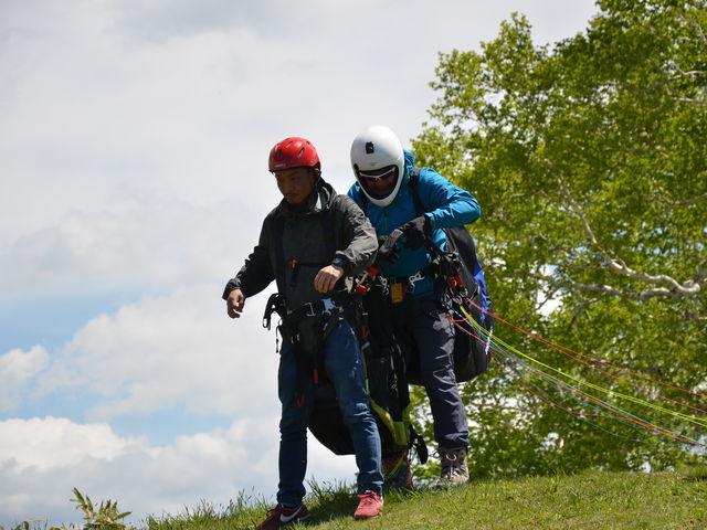 �p���O���C�_�[��ڑ����ċْ��̏u�Ԃł�_�j�Z�R�p���O���C�f�B���O