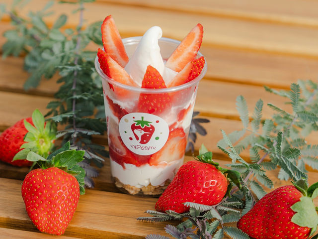 �������_�Ƃ̃p�t�F_Strawberry Garden �����fam.