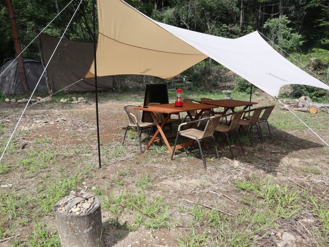 �L�����v�ꒆ���̋x�e�ꏊ_�������� camp&������